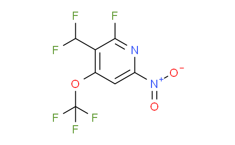 3-(Difluoromethyl)-2-fluoro-6-nitro-4-(trifluoromethoxy)pyridine