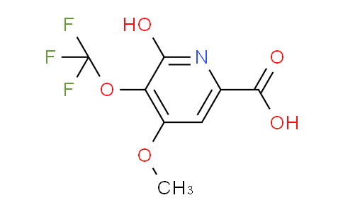 AM163833 | 1806234-63-8 | 2-Hydroxy-4-methoxy-3-(trifluoromethoxy)pyridine-6-carboxylic acid
