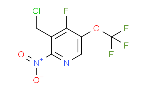 3-(Chloromethyl)-4-fluoro-2-nitro-5-(trifluoromethoxy)pyridine
