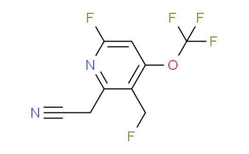 6-Fluoro-3-(fluoromethyl)-4-(trifluoromethoxy)pyridine-2-acetonitrile