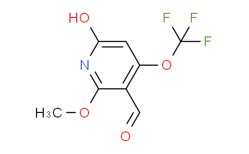 6-Hydroxy-2-methoxy-4-(trifluoromethoxy)pyridine-3-carboxaldehyde