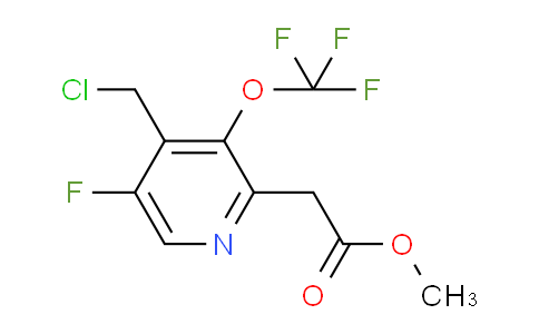 Methyl 4-(chloromethyl)-5-fluoro-3-(trifluoromethoxy)pyridine-2-acetate