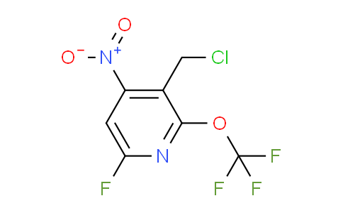 3-(Chloromethyl)-6-fluoro-4-nitro-2-(trifluoromethoxy)pyridine