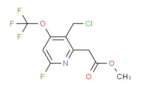 Methyl 3-(chloromethyl)-6-fluoro-4-(trifluoromethoxy)pyridine-2-acetate