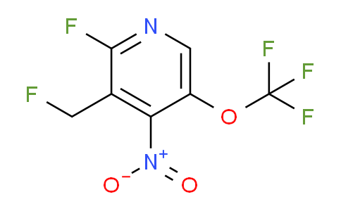2-Fluoro-3-(fluoromethyl)-4-nitro-5-(trifluoromethoxy)pyridine