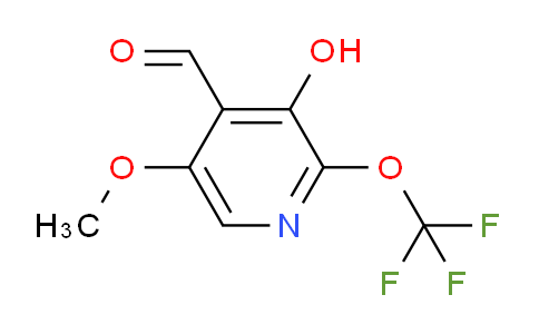 3-Hydroxy-5-methoxy-2-(trifluoromethoxy)pyridine-4-carboxaldehyde