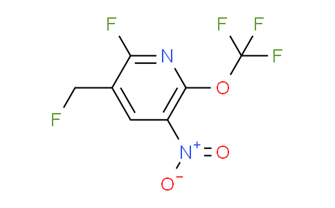 2-Fluoro-3-(fluoromethyl)-5-nitro-6-(trifluoromethoxy)pyridine