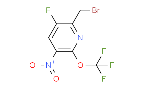 2-(Bromomethyl)-3-fluoro-5-nitro-6-(trifluoromethoxy)pyridine