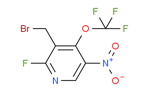 3-(Bromomethyl)-2-fluoro-5-nitro-4-(trifluoromethoxy)pyridine