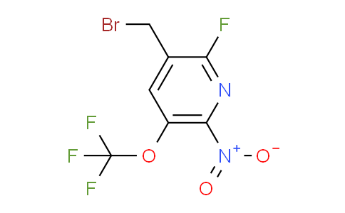 3-(Bromomethyl)-2-fluoro-6-nitro-5-(trifluoromethoxy)pyridine