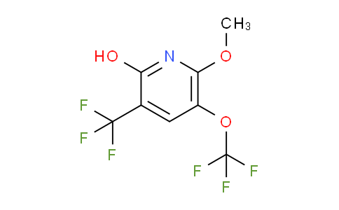 2-Hydroxy-6-methoxy-5-(trifluoromethoxy)-3-(trifluoromethyl)pyridine