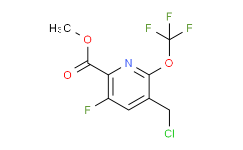 Methyl 3-(chloromethyl)-5-fluoro-2-(trifluoromethoxy)pyridine-6-carboxylate