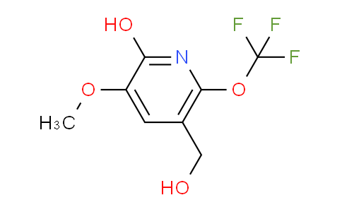 2-Hydroxy-3-methoxy-6-(trifluoromethoxy)pyridine-5-methanol