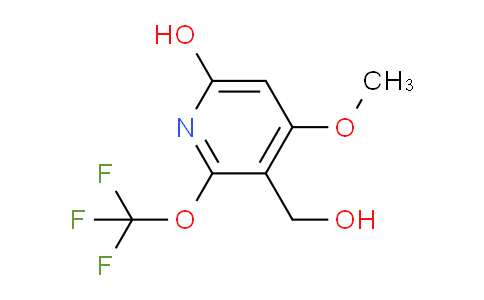 6-Hydroxy-4-methoxy-2-(trifluoromethoxy)pyridine-3-methanol
