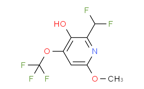 2-(Difluoromethyl)-3-hydroxy-6-methoxy-4-(trifluoromethoxy)pyridine