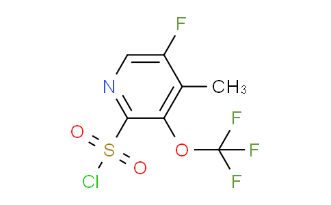 5-Fluoro-4-methyl-3-(trifluoromethoxy)pyridine-2-sulfonyl chloride