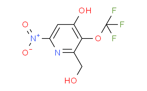 4-Hydroxy-6-nitro-3-(trifluoromethoxy)pyridine-2-methanol