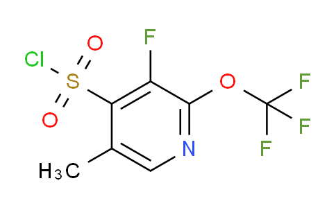 3-Fluoro-5-methyl-2-(trifluoromethoxy)pyridine-4-sulfonyl chloride