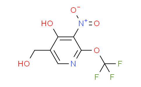 4-Hydroxy-3-nitro-2-(trifluoromethoxy)pyridine-5-methanol