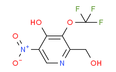 4-Hydroxy-5-nitro-3-(trifluoromethoxy)pyridine-2-methanol