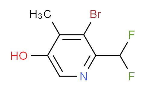 AM16401 | 1805366-75-9 | 3-Bromo-2-(difluoromethyl)-5-hydroxy-4-methylpyridine
