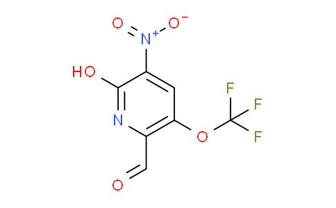 2-Hydroxy-3-nitro-5-(trifluoromethoxy)pyridine-6-carboxaldehyde