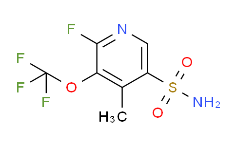 2-Fluoro-4-methyl-3-(trifluoromethoxy)pyridine-5-sulfonamide