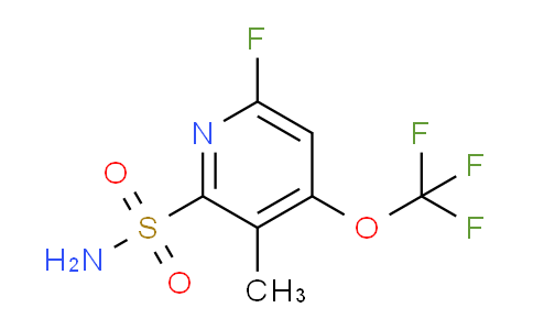 6-Fluoro-3-methyl-4-(trifluoromethoxy)pyridine-2-sulfonamide