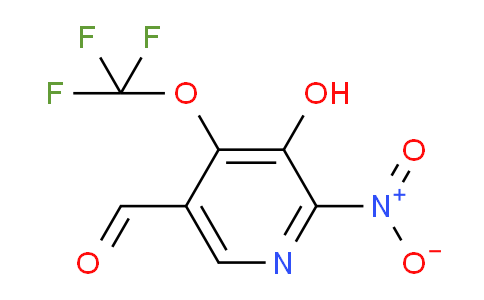 3-Hydroxy-2-nitro-4-(trifluoromethoxy)pyridine-5-carboxaldehyde