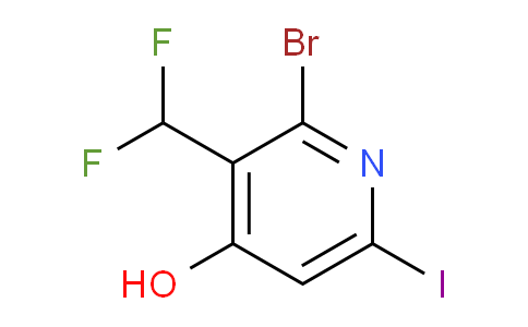 AM16404 | 1806071-18-0 | 2-Bromo-3-(difluoromethyl)-4-hydroxy-6-iodopyridine