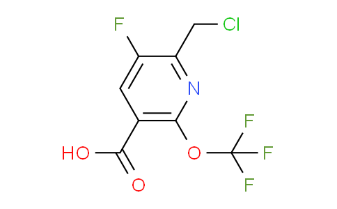 AM164042 | 1806155-10-1 | 2-(Chloromethyl)-3-fluoro-6-(trifluoromethoxy)pyridine-5-carboxylic acid