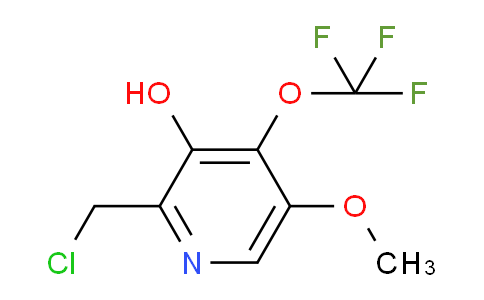 AM164056 | 1804679-54-6 | 2-(Chloromethyl)-3-hydroxy-5-methoxy-4-(trifluoromethoxy)pyridine