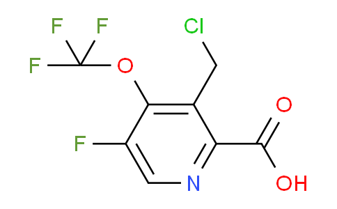 AM164073 | 1806016-68-1 | 3-(Chloromethyl)-5-fluoro-4-(trifluoromethoxy)pyridine-2-carboxylic acid