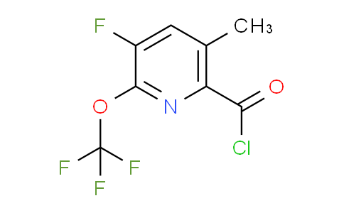 AM164089 | 1804784-76-6 | 3-Fluoro-5-methyl-2-(trifluoromethoxy)pyridine-6-carbonyl chloride