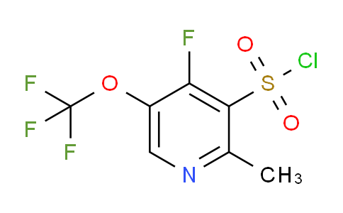 AM164097 | 1805989-27-8 | 4-Fluoro-2-methyl-5-(trifluoromethoxy)pyridine-3-sulfonyl chloride