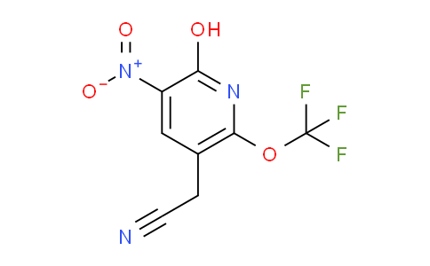 2-Hydroxy-3-nitro-6-(trifluoromethoxy)pyridine-5-acetonitrile