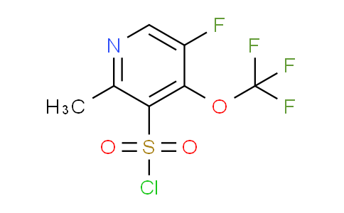 5-Fluoro-2-methyl-4-(trifluoromethoxy)pyridine-3-sulfonyl chloride