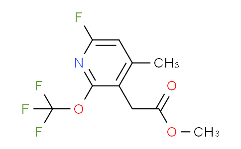 AM164117 | 1804433-29-1 | Methyl 6-fluoro-4-methyl-2-(trifluoromethoxy)pyridine-3-acetate