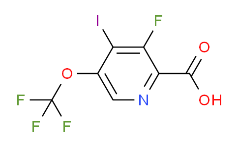 AM164148 | 1806716-69-7 | 3-Fluoro-4-iodo-5-(trifluoromethoxy)pyridine-2-carboxylic acid