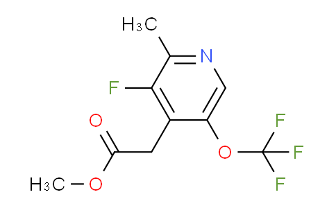 Methyl 3-fluoro-2-methyl-5-(trifluoromethoxy)pyridine-4-acetate