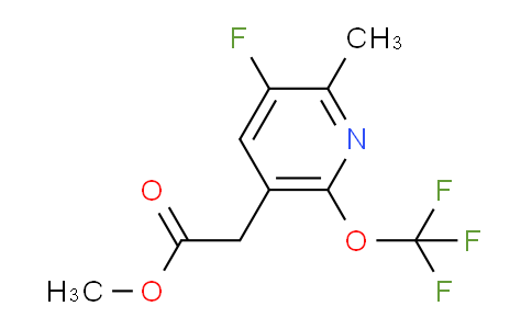 Methyl 3-fluoro-2-methyl-6-(trifluoromethoxy)pyridine-5-acetate