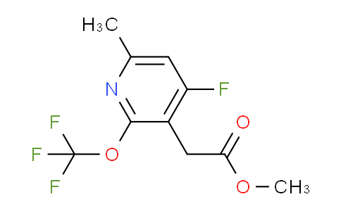 AM164204 | 1804816-88-3 | Methyl 4-fluoro-6-methyl-2-(trifluoromethoxy)pyridine-3-acetate