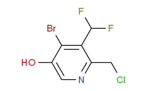AM16421 | 1806067-91-3 | 4-Bromo-2-(chloromethyl)-3-(difluoromethyl)-5-hydroxypyridine