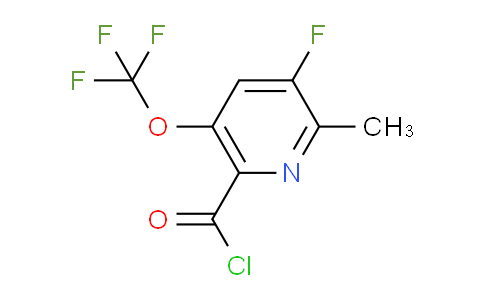 AM164232 | 1804737-93-6 | 3-Fluoro-2-methyl-5-(trifluoromethoxy)pyridine-6-carbonyl chloride