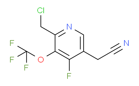 AM164243 | 1806259-72-2 | 2-(Chloromethyl)-4-fluoro-3-(trifluoromethoxy)pyridine-5-acetonitrile