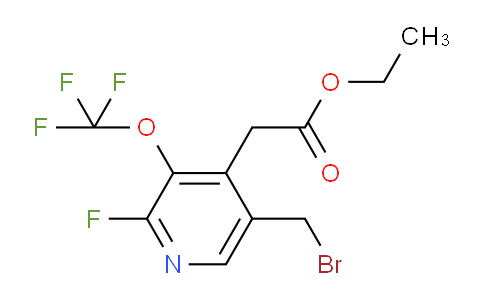 AM164258 | 1804316-05-9 | Ethyl 5-(bromomethyl)-2-fluoro-3-(trifluoromethoxy)pyridine-4-acetate