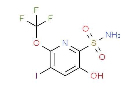 3-Hydroxy-5-iodo-6-(trifluoromethoxy)pyridine-2-sulfonamide