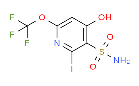 4-Hydroxy-2-iodo-6-(trifluoromethoxy)pyridine-3-sulfonamide