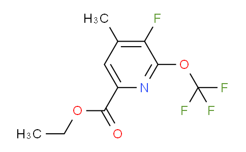 AM164278 | 1804744-39-5 | Ethyl 3-fluoro-4-methyl-2-(trifluoromethoxy)pyridine-6-carboxylate