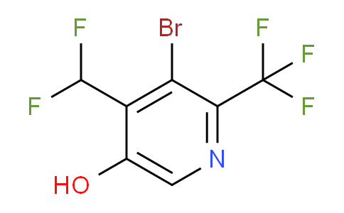 AM16428 | 1806866-10-3 | 3-Bromo-4-(difluoromethyl)-5-hydroxy-2-(trifluoromethyl)pyridine
